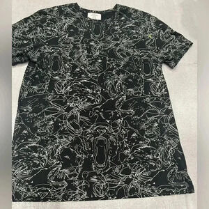 [ML]Jack & Jones Animal Graphic SS Crew Neck  Black T Shirt Tiger Eagle